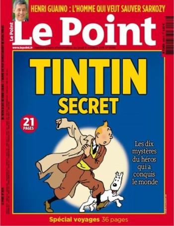 Couverture de l'album Tintin (Divers et HS) - HS. TINTIN secret (Le Point )