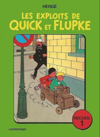 Couverture de l'album Les Exploits de Quick et Flupke (Recueil) - 1. Recueil n°1