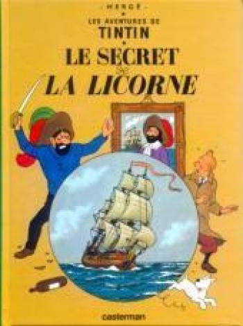 Couverture de l'album Les Aventures de Tintin (Petit format) - 11. Le Secret de la Licorne