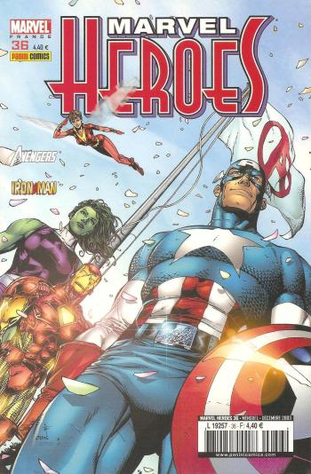 Couverture de l'album Marvel Heroes (V1) - 36. Les allées du pouvoir