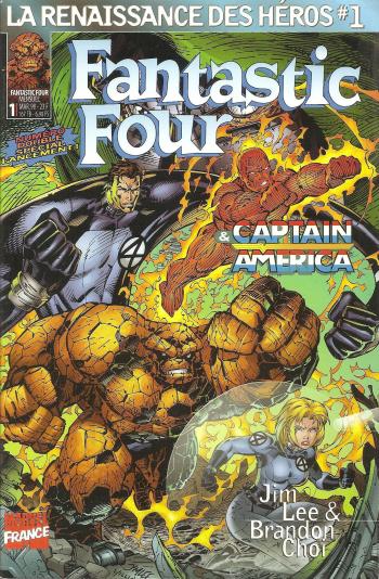 Couverture de l'album Fantastic Four (Marvel France V1) - 1. Fantastic four & Captain America n°1
