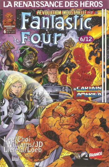 Couverture de l'album Fantastic Four (Marvel France V1) - 6. Fantastic four & Captain America n°6