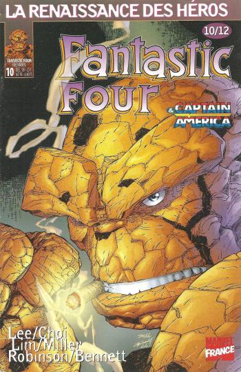 Couverture de l'album Fantastic Four (Marvel France V1) - 10. Fantastic four & Captain America n°10