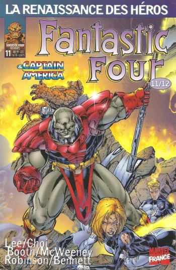 Couverture de l'album Fantastic Four (Marvel France V1) - 11. Fantastic four & Captain America n°11