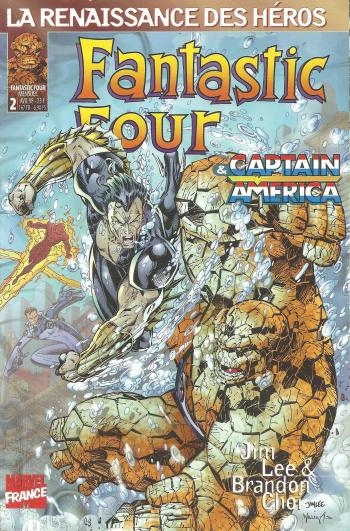 Couverture de l'album Fantastic Four (Marvel France V1) - 2. Fantastic four & Captain America n°2