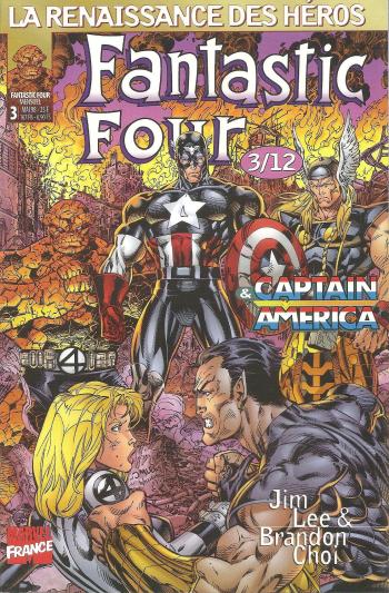 Couverture de l'album Fantastic Four (Marvel France V1) - 3. Fantastic four & Captain America n°3