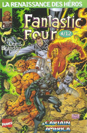 Couverture de l'album Fantastic Four (Marvel France V1) - 4. Fantastic four & Captain America n°4