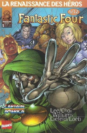 Couverture de l'album Fantastic Four (Marvel France V1) - 5. Fantastic four & Captain America n°5