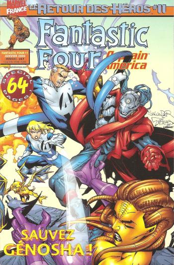 Couverture de l'album Fantastic Four (Marvel France V2) - 11. il faut sauver génosha !