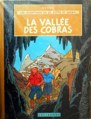 Couverture de l'album Les aventures de Jo, Zette et Jocko - 5. La Vallée des cobras