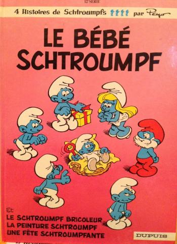Couverture de l'album Les Schtroumpfs - 12. Le Bébé Schtroumpf