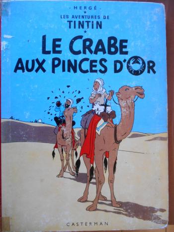 Couverture de l'album Les Aventures de Tintin - 9. Le crabe aux pinces d'or