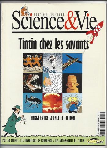 Couverture de l'album Tintin (Divers et HS) - HS. Tintin chez les savants