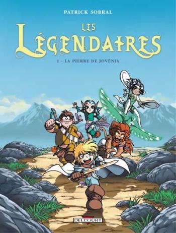 Couverture de l'album Les Légendaires (France Loisirs double) - INT. La pierre de Jovénia / Le gardien