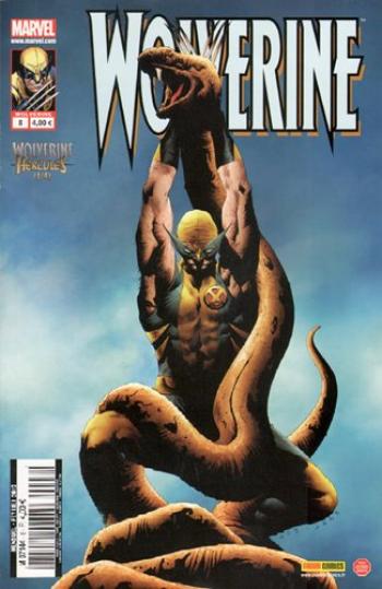 Couverture de l'album Wolverine (Marvel France V2) - 8. Mythes, monstres et mutants (1/4)