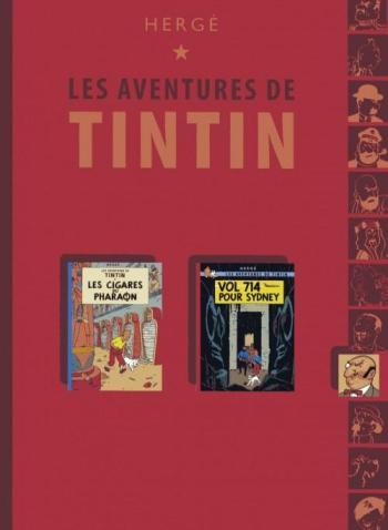 Couverture de l'album Tintin (France Loisirs - Collection Duo) - 4. Les Cigares du pharaon / Vol 714 pour Sydney