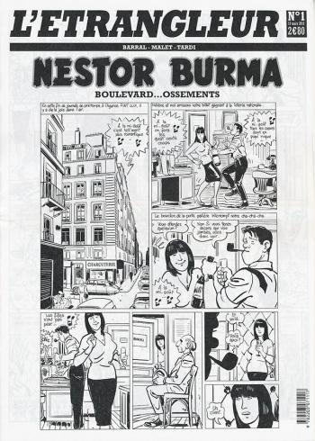 Couverture de l'album L'Etrangleur - Nestor Burma - 4. Boulevard... Ossements (1)