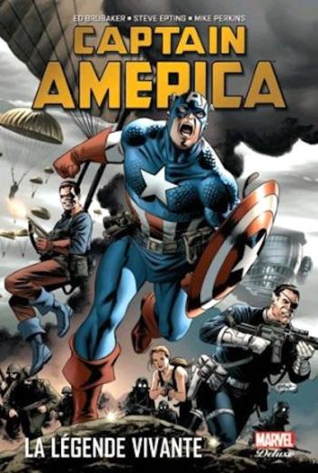 Couverture de l'album Captain America (Marvel Deluxe) - 2. La Légende vivante