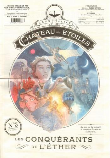 Couverture de l'album Le Château des étoiles (Gazette) - 3. Les Conquérants de l'éther