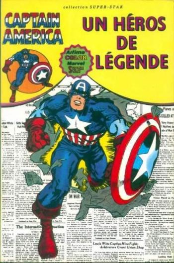 Couverture de l'album Captain América (Arédit Artima) - 1. Un héros de légende