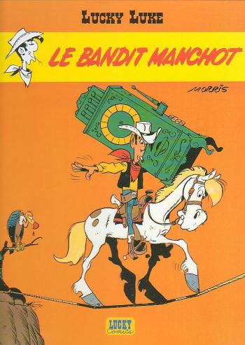 Couverture de l'album Lucky Luke (Lucky Comics / Dargaud / Le Lombard) - 18. Le bandit manchot