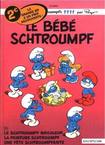 Couverture de l'album Les Schtroumpfs - 12. Le bébé schtroumpf