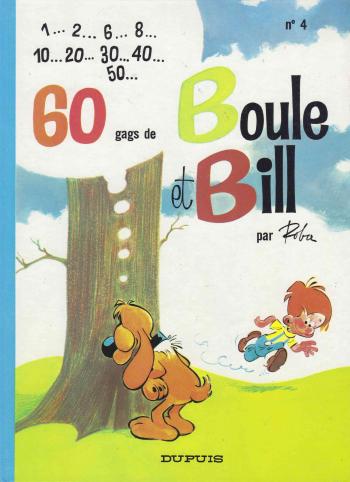 Couverture de l'album Boule & Bill - 4. 60 gags de Boule et Bill  n.4
