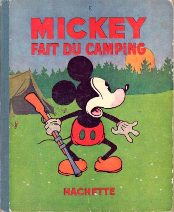 Couverture de l'album Mickey (Hachette) - 5. Mickey fait du camping