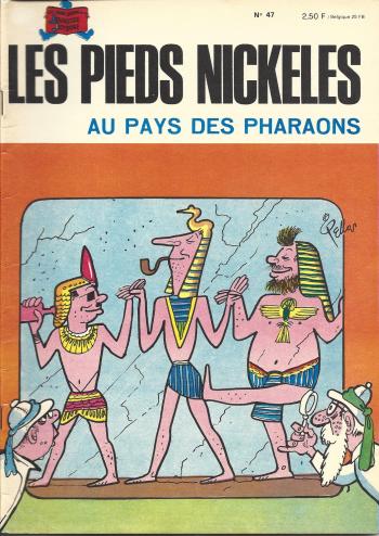 Couverture de l'album Les Pieds Nickelés (3e série - 1946-1988) - 47. Les Pieds Nickelés au pays des pharaons
