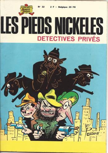 Couverture de l'album Les Pieds Nickelés (3e série - 1946-1988) - 32. Les Pieds Nickelés détectives privés