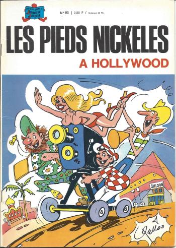 Couverture de l'album Les Pieds Nickelés (3e série - 1946-1988) - 83. Les Pieds Nickelés a Hollywood
