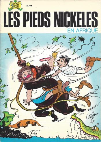 Couverture de l'album Les Pieds Nickelés (3e série - 1946-1988) - 96. Les Pieds Nickelés en Afrique