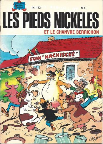 Couverture de l'album Les Pieds Nickelés (3e série - 1946-1988) - 112. Les Pieds Nickelés et le chanvre berrichon