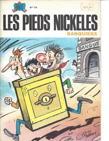 Couverture de l'album Les Pieds Nickelés (3e série - 1946-1988) - 114. Les Pieds Nickelés banquiers