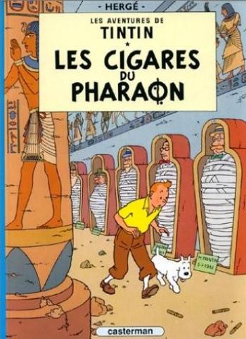 Couverture de l'album Les Aventures de Tintin - 4. Les cigares du pharaon