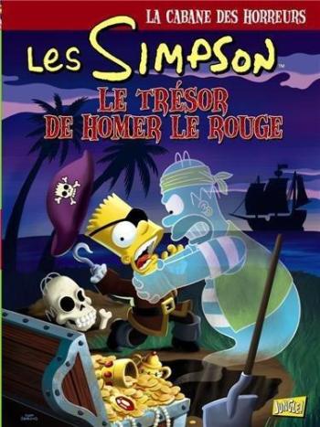 Couverture de l'album Les Simpson - La Cabane des horreurs - 4. Le trésor de Homer le rouge
