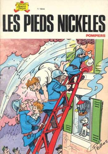 Couverture de l'album Les Pieds Nickelés (3e série - 1946-1988) - 104. Pompiers