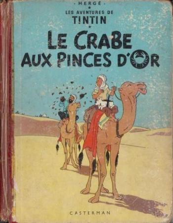 Couverture de l'album Les Aventures de Tintin - 9. Le crabe aux pinces d'or
