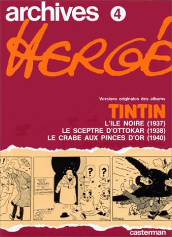 Couverture de l'album Archives Hergé - 4. Volume 4