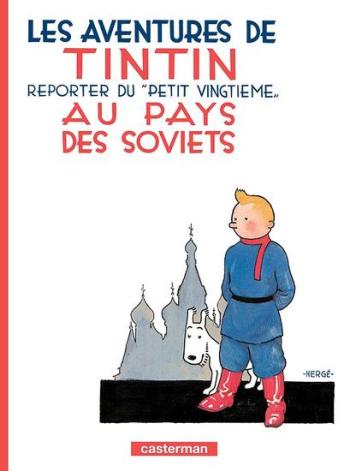 Couverture de l'album Les Aventures de Tintin (Petit format) - 1. Tintin au pays des Soviets