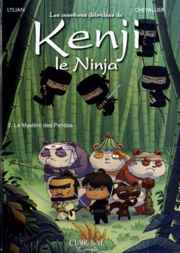Couverture de l'album Les Aventures débridées de Kenji le Ninja - 2. Le mystère des pandas