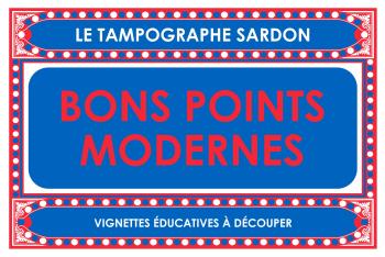 Couverture de l'album Bons points modernes : Vignettes éducatives à découper (One-shot)