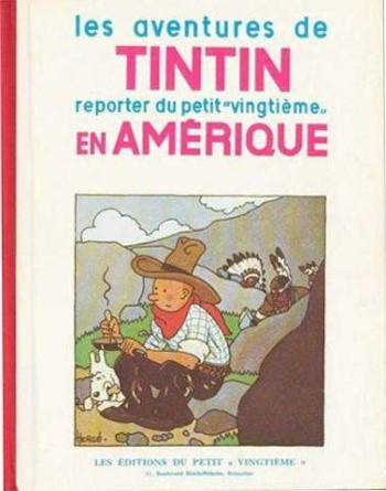 Couverture de l'album Tintin (Éditions du Petit Vingtième) - 3. Tintin en Amérique