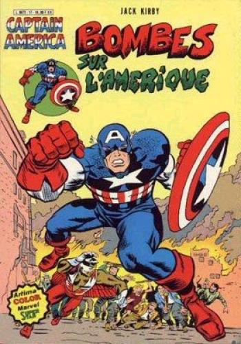 Couverture de l'album Captain América (Arédit Artima) - 17. Bombes sur l'Amérique