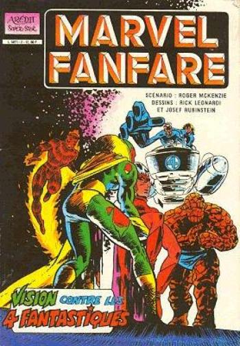Couverture de l'album Marvel Fanfare - 2. Vision contre les 4 Fantastiques