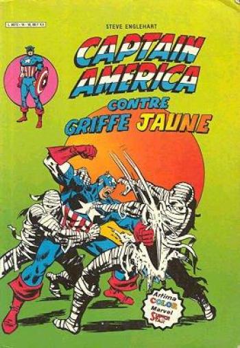 Couverture de l'album Captain América (Arédit Artima) - 16. Captain America contre Griffe Jaune