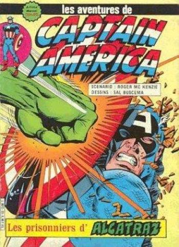 Couverture de l'album Captain América (Arédit Artima) - 23. Les prisonniers d'Alcatraz