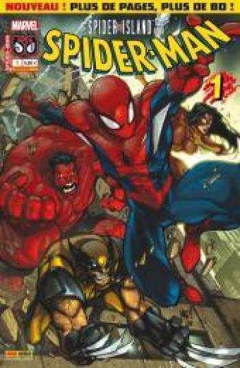 Couverture de l'album Spider-Man (V3) - 1. Spider-Island (1/4)