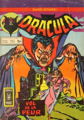 Couverture de l'album Dracula (Comics Pocket) - 22. Vol de la peur