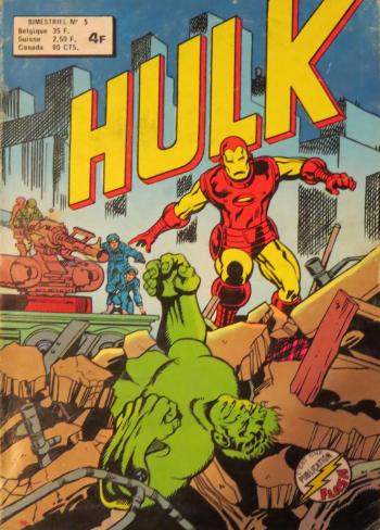 Couverture de l'album Hulk (1re Série - Arédit - Flash) - 5. Un titan rôde